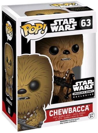 Figurine Funko Pop Star Wars 7 : Le Réveil de la Force #63 Chewbacca - Flocked