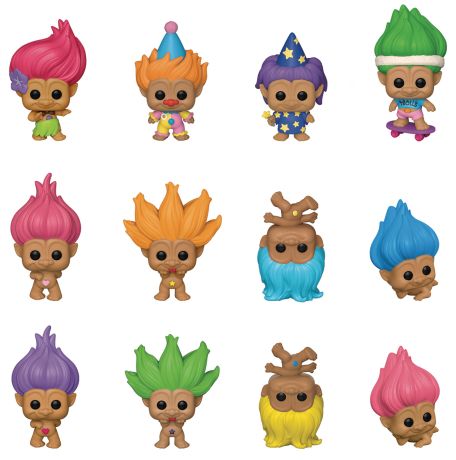 Figurine Funko Mystery Minis Les Trolls Les Trolls - 12 figurines