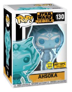 Figurine Funko Pop Star Wars Rebels #130 Ahsoka - Holographique - Brille dans le Noir