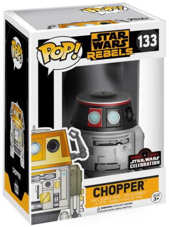 Figurine Funko Pop Star Wars Rebels #133 Chopper - Déguisement Impérial