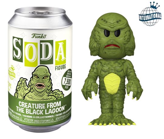 Figurine Funko Soda Universal Monsters L’Étrange créature du lac Noir (Canette Verte)