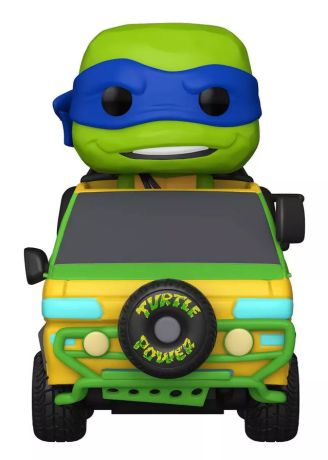 Figurine Funko Pop Tortues Ninja #301 Leonardo dans le Van des Tortues (Mutant Mayhem)