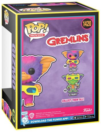 Figurine Funko Pop Gremlins #1420 Gizmo - Black Light