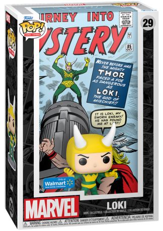 Figurine Funko Pop Marvel Comics #29 Loki - Comic Cover