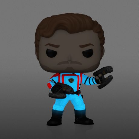 Figurine Funko Pop Les Gardiens de la Galaxie Vol. 3 [Marvel] #1201 Star-Lord - Glow in the Dark