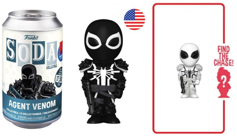 Figurine Funko Soda Marvel Comics Agent Venom (Canette Bleue)