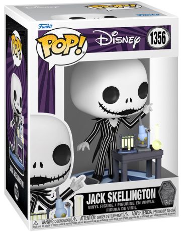 Figurine Pop L'étrange Noël de M. Jack [Disney] #809 pas cher : Jack  Skellington avec Zéro - Glow in the Dark
