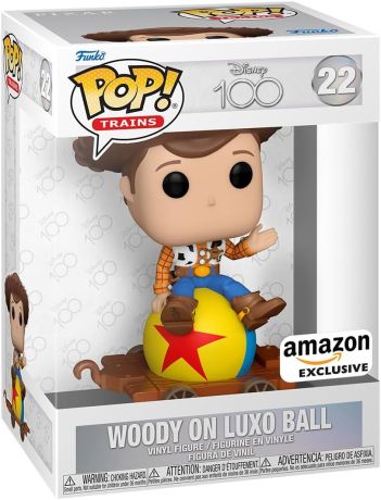 Figurine Funko Pop 100 ans de Disney #22 Woody sur la Balle de Luxo