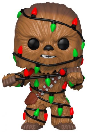 Figurine Funko Pop Star Wars : Noël #278 Chewbacca - Guirlande de Noël