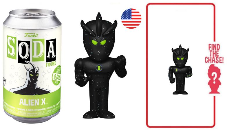 Figurine Funko Soda Ben 10 Alien X (Canette Verte)