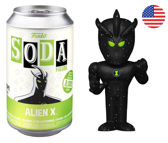 Figurine Funko Soda Ben 10 Alien X (Canette Verte)