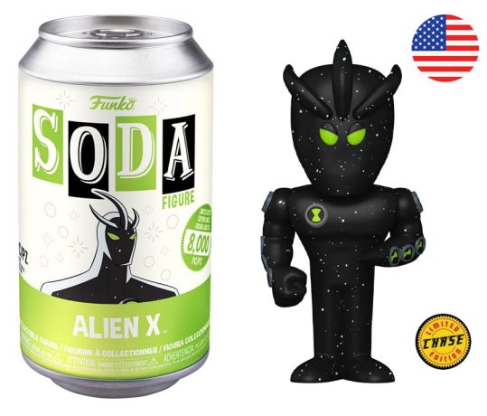 Figurine Funko Soda Ben 10 Alien X (Canette Verte) [Chase]
