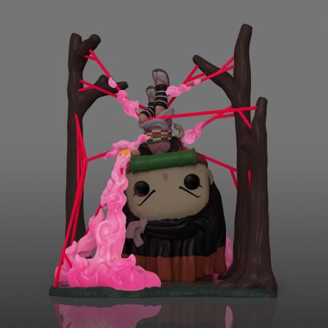 Figurine Funko Pop Demon Slayer #1418 Nezuko dans toiles d'araignées - Glow in the Dark