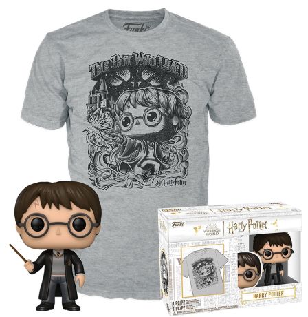 Figurine Funko Pop Harry Potter #162 Harry Potter (Métallique) - T-Shirt