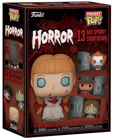 Figurine Funko Pop Annabelle Calendrier d'Halloween : 13 Jours Effrayants de Compte à Rebours