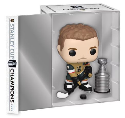 Figurine Funko Pop LNH: Ligue Nationale de Hockey Jack Eichel avec la Coupe Stanley