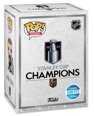 Figurine Funko Pop LNH: Ligue Nationale de Hockey Jack Eichel avec la Coupe Stanley