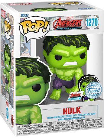 Figurine Funko Pop Avengers : L'Équipe des super-héros [Marvel] #1270 Hulk