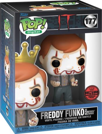 Figurine Funko Pop Ça #177 Freddy Funko en Grippe-sou - Digital Pop