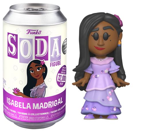 Figurine Funko Soda Encanto : La Fantastique Famille Madrigal Isabela Madrigal (Canette Violette)