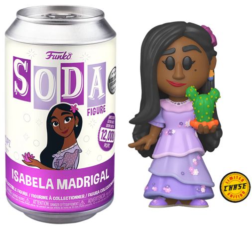 Figurine Funko Soda Encanto : La Fantastique Famille Madrigal Isabela Madrigal (Canette Violette) [Chase]