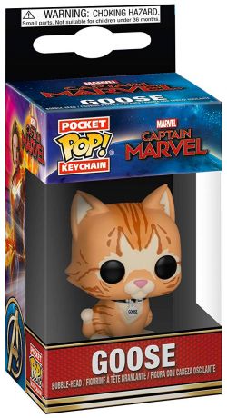 Figurine Funko Pop Captain Marvel [Marvel] Goose - Porte-clés