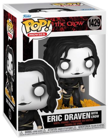 Figurine Funko Pop The Crow #1429 Eric Draven avec Corbeau