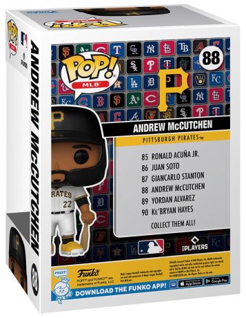 Figurine Funko Pop MLB : Ligue Majeure de Baseball #88 Andrew McCutchen