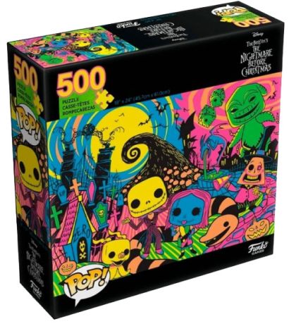 Puzzle Funko Pop! L'étrange Noël de M. Jack [Disney] Puzzle Black Light (500 pièces)