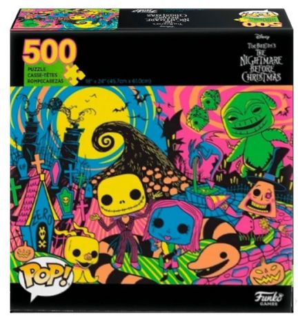 Puzzle Funko Pop! L'étrange Noël de M. Jack [Disney] Puzzle Black Light (500 pièces)