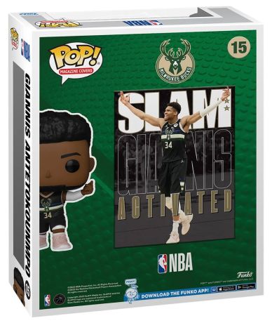 Figurine Funko Pop NBA #15 SLAM : Giannis Antetokounmpo