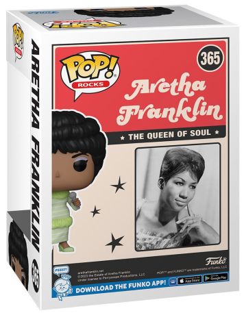 Figurine Funko Pop Aretha Franklin #365 Aretha Franklin (Robe Verte)