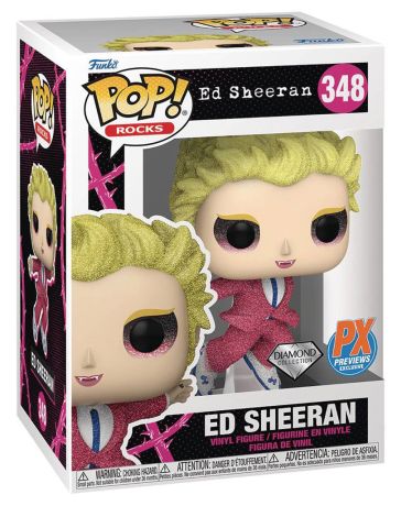 Figurine Funko Pop Ed Sheeran #348 Ed Sheeran (Bad Habits) - Diamant