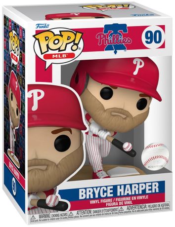 Figurine Funko Pop MLB : Ligue Majeure de Baseball #90 Bryce Harper