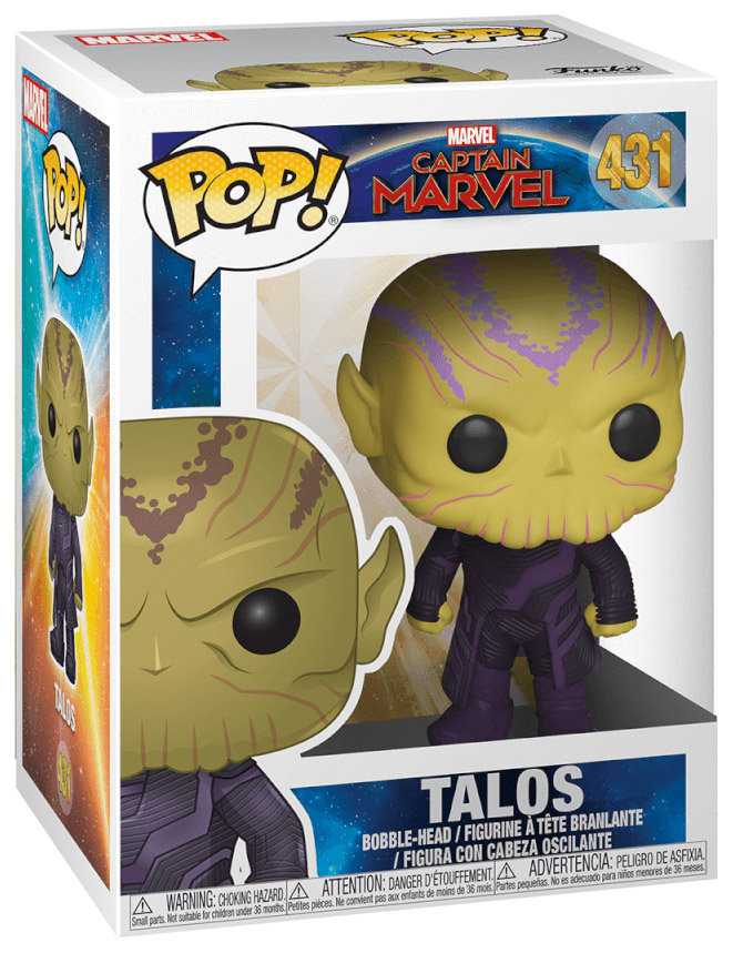 Figurine Pop Captain Marvel [Marvel] #431 pas cher : Talos