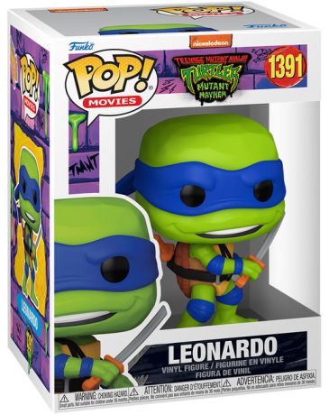 Figurine Funko Pop Tortues Ninja #1391 Leonardo (Mutant Mayhem)