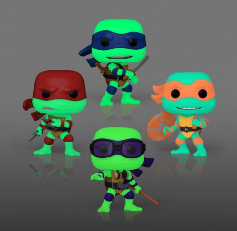 Figurine Funko Pop Tortues Ninja Leonardo / Donatello / Michelangelo / Raphael - Pack