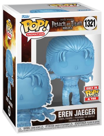 Figurine Funko Pop L'Attaque des Titans (SNK) #1321 Eren Jäger - Translucide