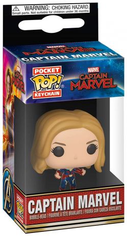 Figurine Funko Pop Captain Marvel [Marvel] Captain Marvel - Porte-clés