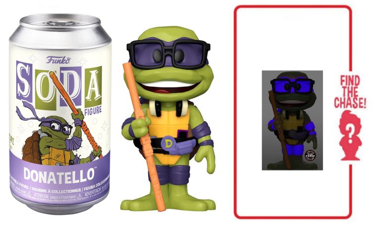 Figurine Funko Soda Tortues Ninja Donatello (Canette Violette)