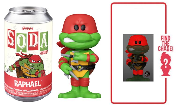 Figurine Funko Soda Tortues Ninja Raphael (Canette Rouge)