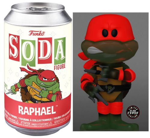 Figurine Funko Soda Tortues Ninja Raphael (Canette Rouge) [Chase]