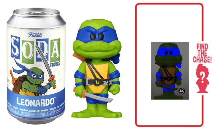 Figurine Funko Soda Tortues Ninja Leonardo (Canette Bleue)