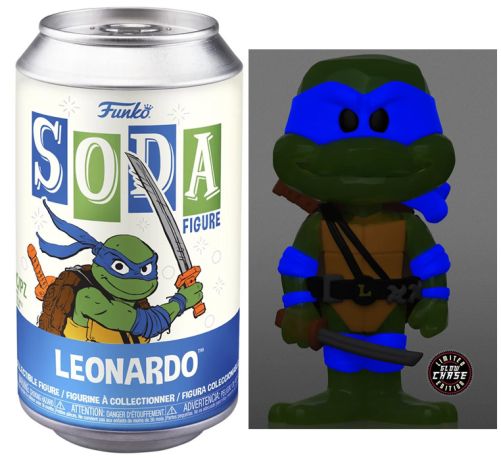 Figurine Funko Soda Tortues Ninja Leonardo (Canette Bleue) [Chase]