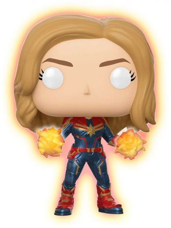 Figurine Funko Pop Captain Marvel [Marvel] #432 Captain Marvel - Brille dans le noir