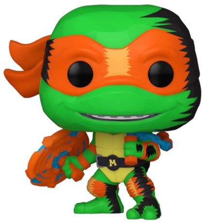 Figurine Funko Pop Tortues Ninja Michelangelo (Black Light) - Pocket