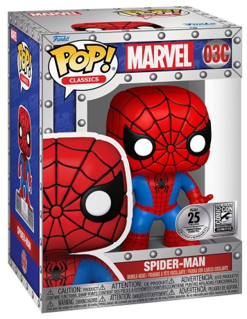 Figurine Funko Pop Marvel Comics #03 Spider-Man (spéciale 25 ans)