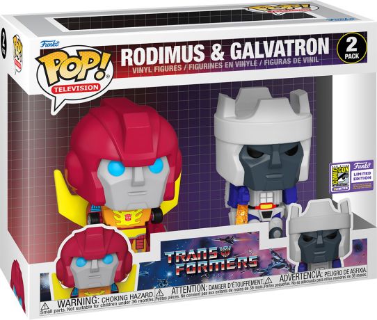 Figurine Funko Pop Transformers Rodimus & Galvatron - Pack