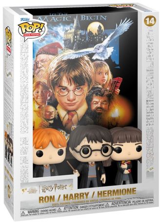 Figurine Funko Pop Harry Potter #14 Ron / Harry / Hermione - Movie Poster