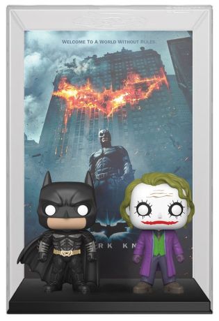 Figurine Funko Pop The Dark Knight Trilogie [DC] #18 Batman / Le Joker - Movie Poster